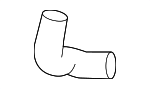 195045J2A50 - Belts &amp; Cooling: Radiator Coolant Hose for Honda Image