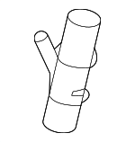 195035J2A50 - Cooling System: Hose Connector for Honda: Odyssey, Passport, Pilot, Ridgeline Image