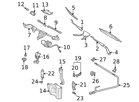 Wipers for 2002 Mercedes-Benz C230 #0