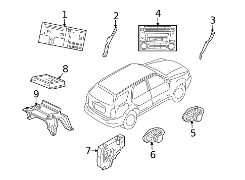 Sound System for 2009 Mazda Tribute #0