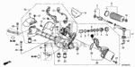 53451SZWJ01 - Chassis: BOLT, FLANGE (6X12) for Honda Image