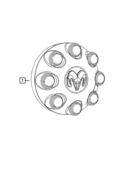 Wheel Covers and Center Caps for 2013 Ram 2500 #0