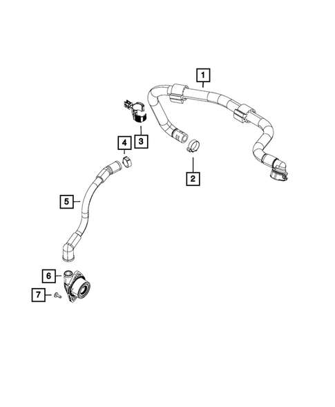 Crankcase Ventilation for 2018 Ram ProMaster 2500 #0