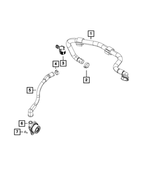 6106142AA - 3.6L Gas; Engine: Hose Clamp for Fiat: 124 Spider | Ram: ProMaster 1500, ProMaster 2500, ProMaster 3500 Image