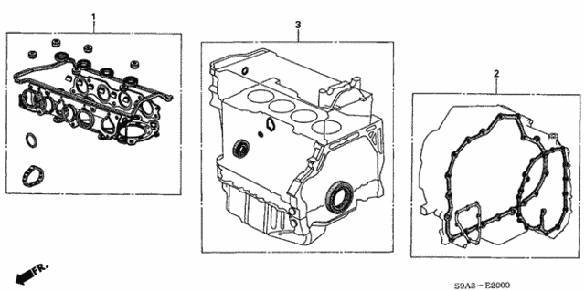 Gasket Kit for 2004 Honda Element #0