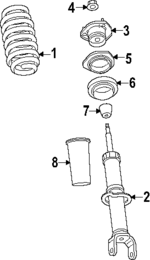 68412268AA - Suspension: Spring for Ram: 1500 Image