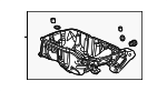 112006MAJ00 - Engine: Oil Pan for Honda Image
