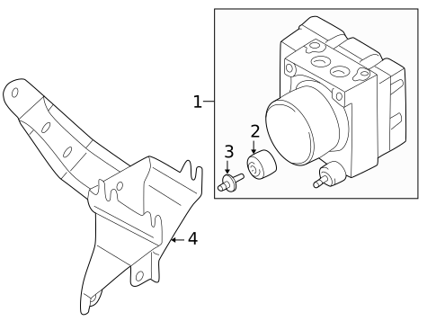 ABS Components for 2005 Mitsubishi Lancer #0