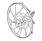 LR025234 - Cooling System: Fan &amp; Motor for Land Rover: LR3, Range Rover, Range Rover Sport Image