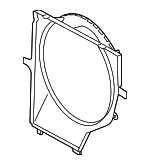 LR015170 - Cooling System: Fan Shroud for Land Rover: Range Rover Image