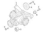 B0500043J - Suspension: Differential Assembly for Audi Image