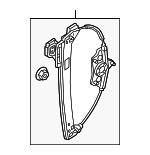 8W0839462A - : Window Regulator for Audi: A4, A4 allroad, A4 Quattro, S4 Image