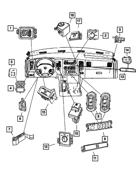 Switches for 2009 Dodge Ram 3500 #0
