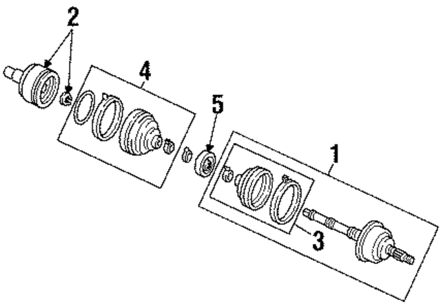 TX282 - Suspension: Outer Joint Assembly for Ford: Escort | Mercury: Tracer Image