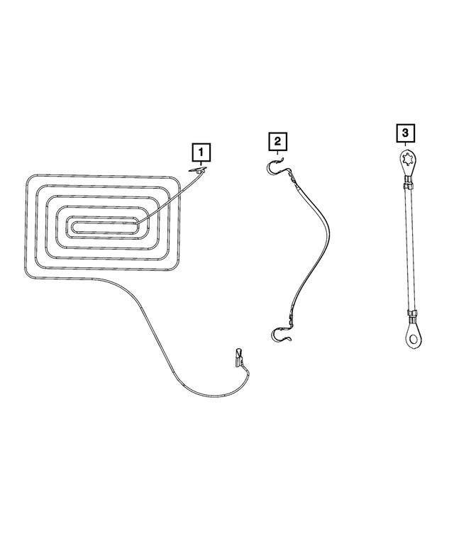 5032359AC - Electrical: Ground Strap for Mopar Image