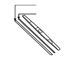 98360AA100 - Body: Wiper Blade for Hyundai Image