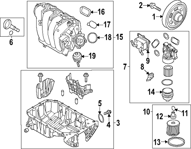 263A02J450 - : Filter Assembly for Hyundai Image