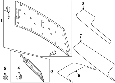Exterior Trim - Hood for 2024 Ford F-150 #0
