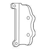 ZZP050285 - Body: Front Panel Bracket for Mazda: B2300, B2500, B3000, B4000 Image