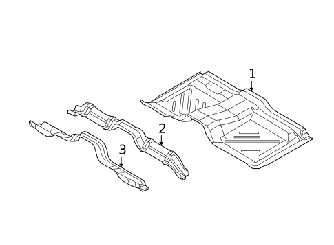 Floor & Rails for 2007 Ford Expedition #0