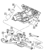 4578911AC - Exhaust: Exhaust Resonator And Pipe, Rear Left for Mopar Image