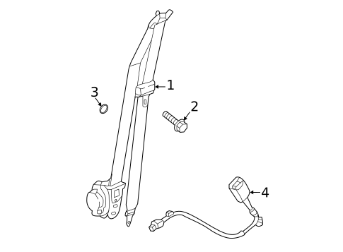 Front Seat Belts for 2020 Hyundai Venue #0