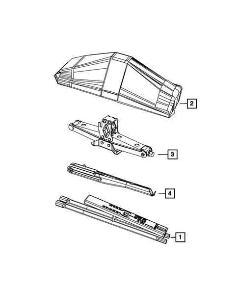 Jack Stowage for 2012 Dodge Grand Caravan #0