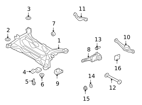 Hardware, Fasteners & Fittings for 2007 Lincoln MKX #0