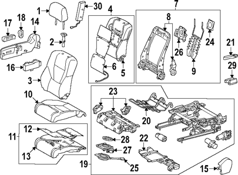 Power Seats for 2023 Toyota Sequoia #1