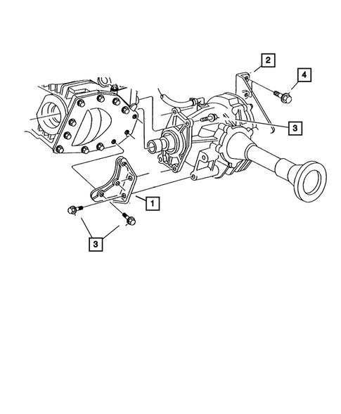 Engine Mounting for 2001 Chrysler Voyager #2
