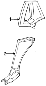 K534CT8 - Body: Upper Trim for Chrysler: New Yorker Image