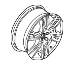 31423961 - : 2017-2020 Volvo Wheel Alloy for Volvo: V90, V90 Cross Country Image