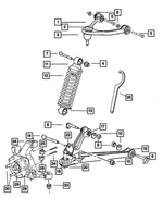 5290691AC - : Control Arm, Lower Left for Mopar Image