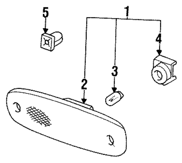 8175014080 - : Side Marker Light for Toyota Image