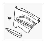 51438074056 - Body: Lower Quarter Trim for BMW: 230i, 230i xDrive, M2, M240i, M240i xDrive Image