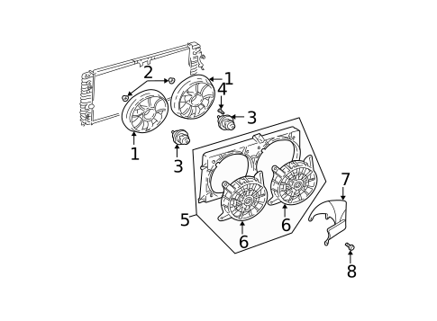 Cooling System for 2003 Oldsmobile Alero #1