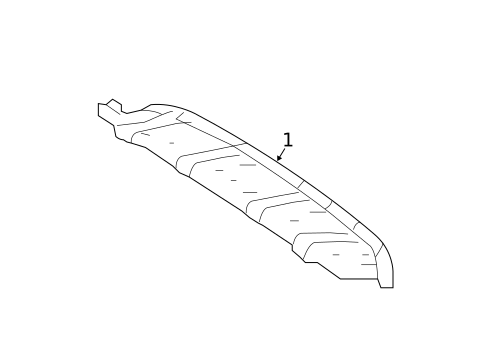 High Mounted Stop Lamp for 2007 Mercedes-Benz R 63 AMG&reg; #0