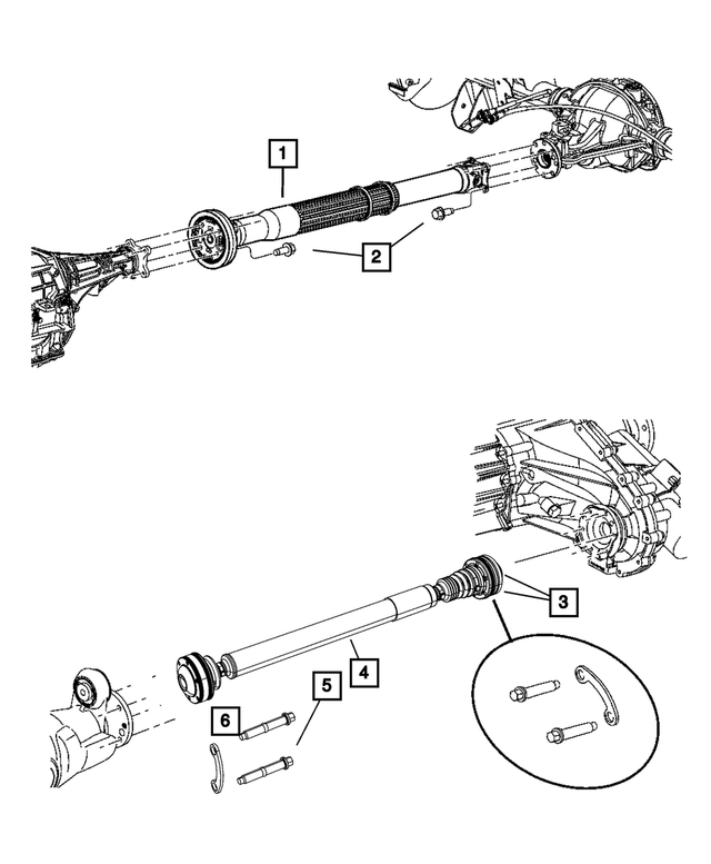 52853004AF - Propeller Shafts and U-Joints: Drive Shaft for Mopar Image