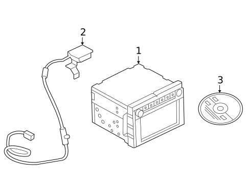 Navigation System Components for 2006 Mercury Mountaineer #0