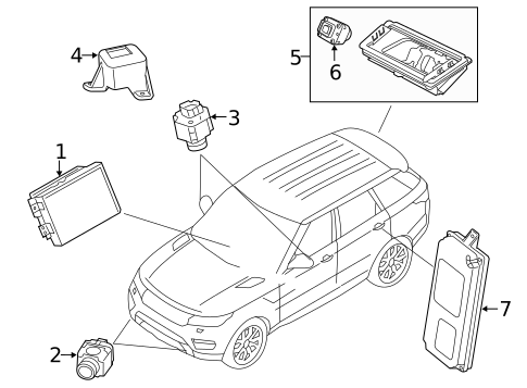 Electrical Components for 2017 Land Rover Range Rover Sport #0
