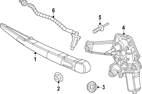 Wiper & Washer Components for 2025 Dodge Hornet #1