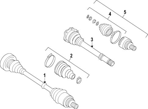 Axle Shafts & Joints for 2017 Audi Q3 #0