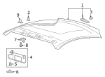 W721256S439 - : Wheelhouse Liner Clip for Ford Image