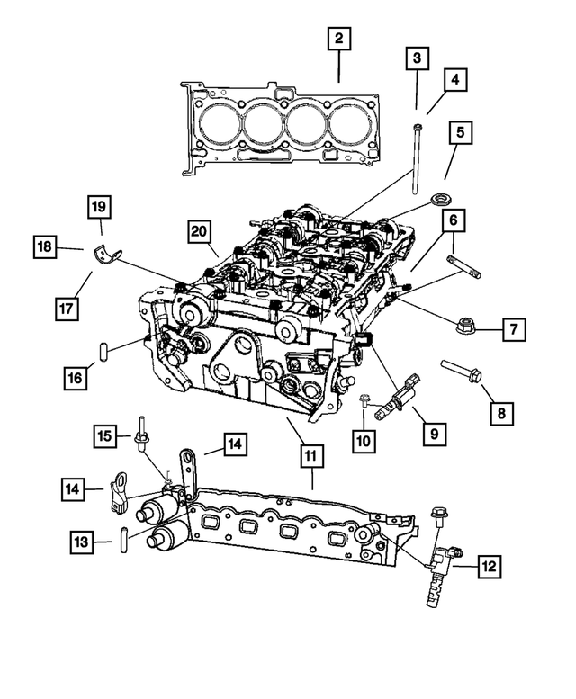 « 4884889AA – Engine 2.4L Four Cylinder : Boulon, Montage pour Mopar Image »
