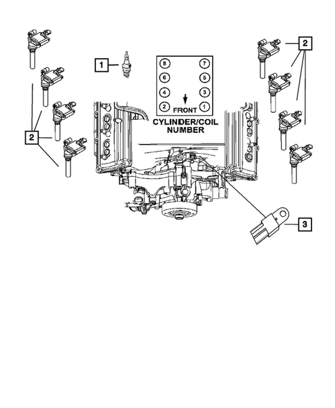 Ignition - Spark Plugs, Cables, Coils, and Glow Plugs for 2011 Dodge Charger #0