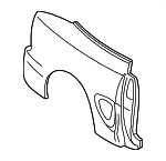 XR3Z7627841BA - Body: Quarter Panel for Ford: Mustang Image