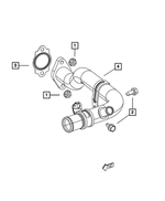 5047484AD - Cooling: Water Inlet Tube for Mopar Image image