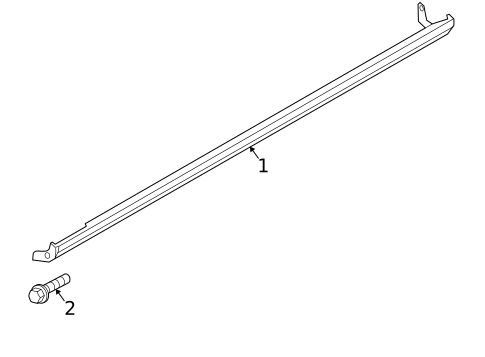 Exterior Trim - Pillars for 2004 Kia Amanti #0