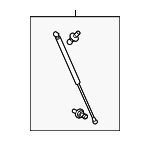 5345069145 - Body: 2008-2016 Toyota Land Cruiser - Hood Lift Support for Toyota: Land Cruiser Image