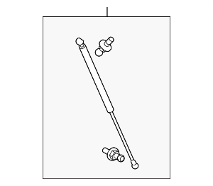 5345069145 - Body: Hood Lift Support for Toyota: Land Cruiser Image